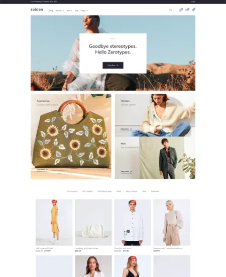 Fashion Store webshop template