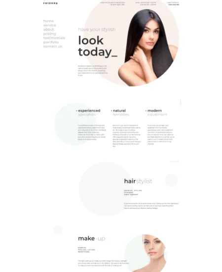 Beauty & Lifestyle website template