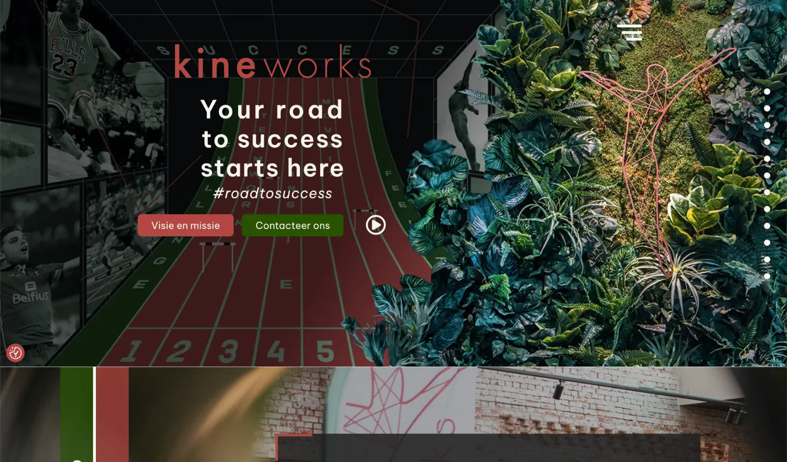 screenshot Kineworks website