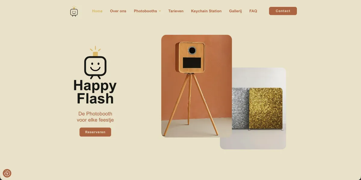Happy flash website